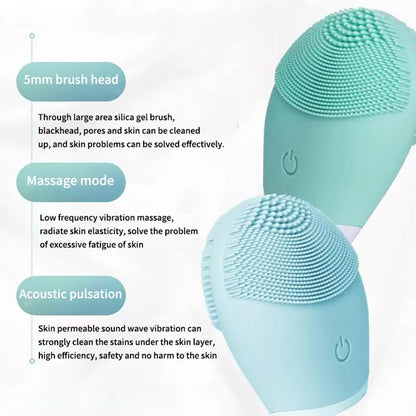 Electric Silicone Facial Cleanser