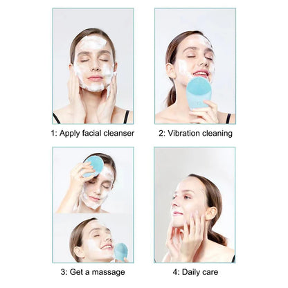 Electric Silicone Facial Cleanser